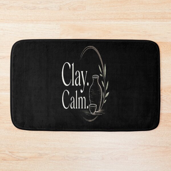 Item preview, Clay. Calm. Create. – Minimalist Pottery & Ceramics Typography Design for Potters designed and sold by v6ziix.