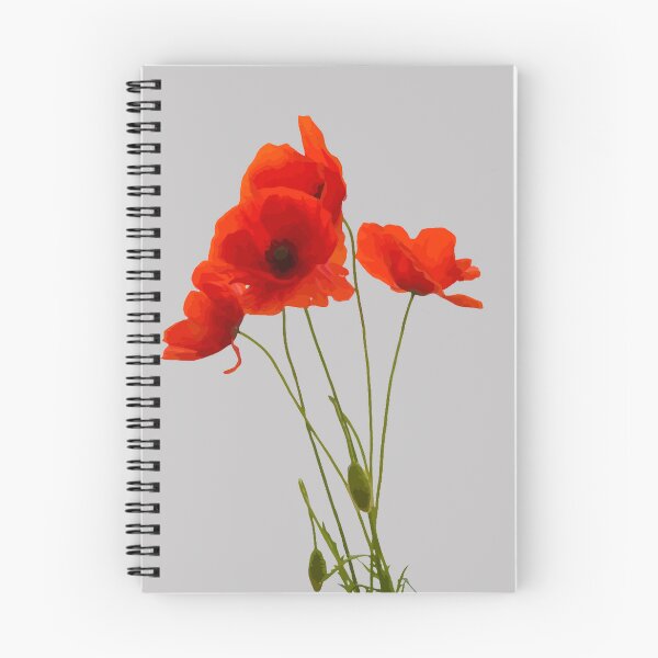 Item preview, Delicate Red Poppies Floral Bouquet designed and sold by taiche.