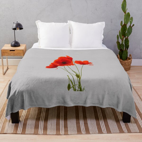 Item preview, Delicate Red Poppies Floral Bouquet designed and sold by taiche.