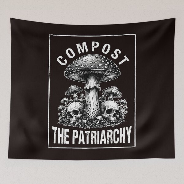 Item preview, Vintage Compost The Patriarchy Mushroom Gardening Garden designed and sold by w66aboo.