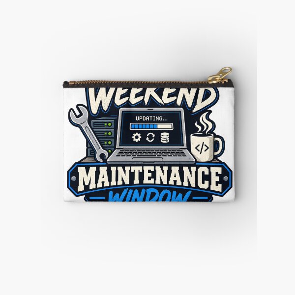 Item preview, Weekend Maintenance Window | Funny IT Sysadmin DevOps Tech Support T-Shirt designed and sold by jahiggin.