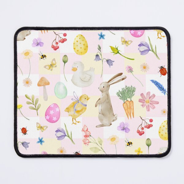 Item preview, Watercolor Easter Bunny Spring Pattern designed and sold by jianina-alondra.