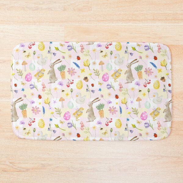 Item preview, Watercolor Easter Bunny Spring Pattern designed and sold by jianina-alondra.