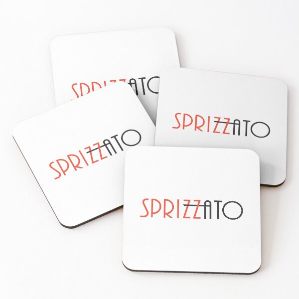 Item preview, Sprizzato Modern Elegant Red Orange Typography designed and sold by Jeffclimbing.