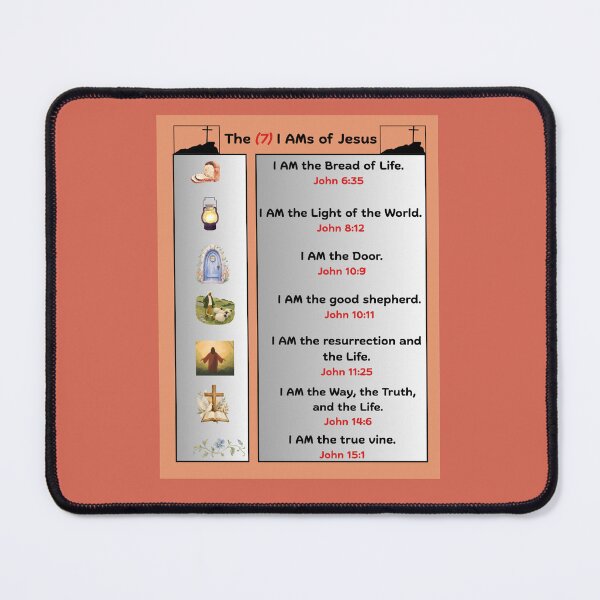 Item preview, Seven I AMs of Jesus designed and sold by tellit24seven.