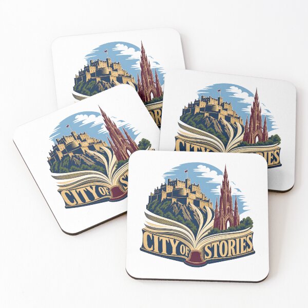 Item preview, Edinburgh: City of Stories – Castle Bookscape designed and sold by Fenay Designs.