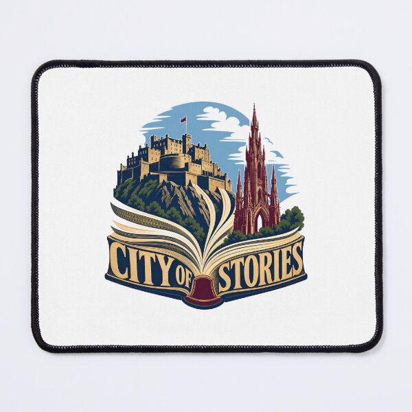 Item preview, Edinburgh: City of Stories – Castle Bookscape designed and sold by Fenay Designs.