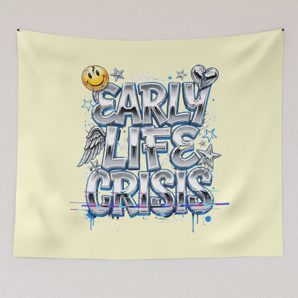 Item preview, Early Life Crisis Funny Quote Gen Z Humor designed and sold by Redgiant87x.