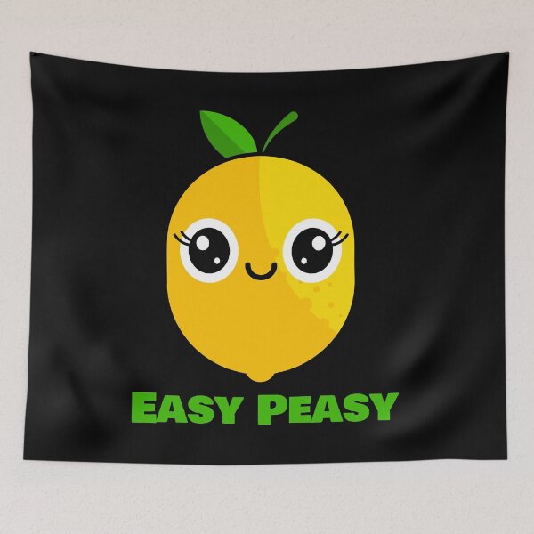 Item preview, Easy Peasy Cute Lemon Kawaii Art designed and sold by chaaval.