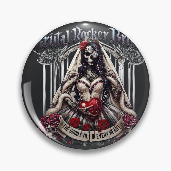 Item preview, Brutal Rocker Bride Bleeding Heart designed and sold by Voodoo Store Paranormal Collections.