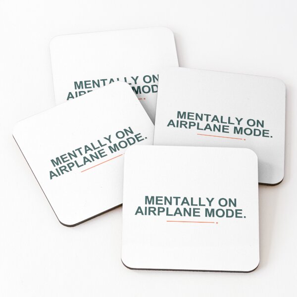 Item preview, Mentally on Airplane Mode. designed and sold by good-graffity.