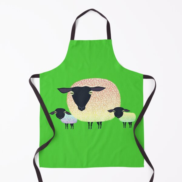 Item preview, Mother Sheep with Her Two Lambs designed and sold by TamaAnimalArt.