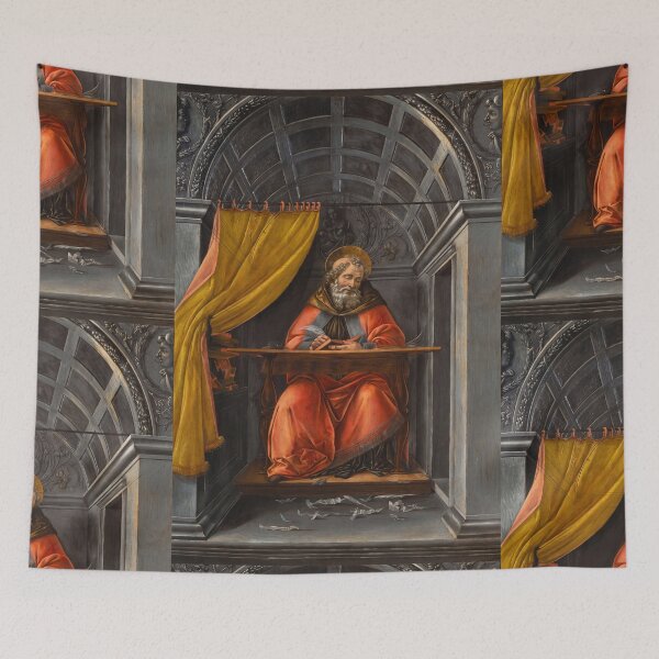 Item preview, Saint Augustine Writing in His Study designed and sold by artofuniverse.