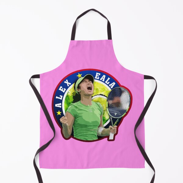 Item preview, Alex Eala Tennis Portrait Artwork with Racket and Celebration Design designed and sold by Zigmak.