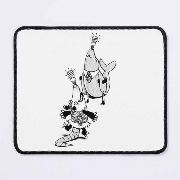 Item preview, Opossum & Seal - Balancing Bulbs designed and sold by Coffin Cake Press.