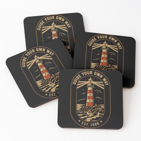 Item preview, Guide Your Own Way Lighthouse Vintage T-Shirt Design designed and sold by phsycartwork.