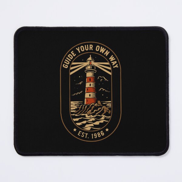 Item preview, Guide Your Own Way Lighthouse Vintage T-Shirt Design designed and sold by phsycartwork.