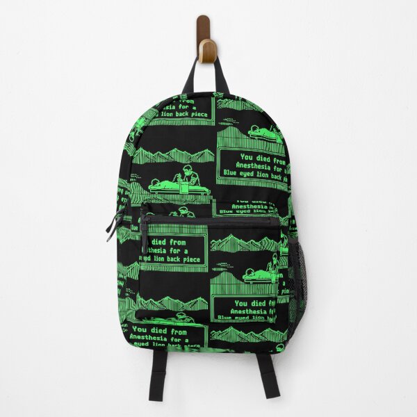 Item preview, You Died From Anesthesia For A Blue Eyed Lion Back Piece Retro Gamer Humor designed and sold by camronrufuh.