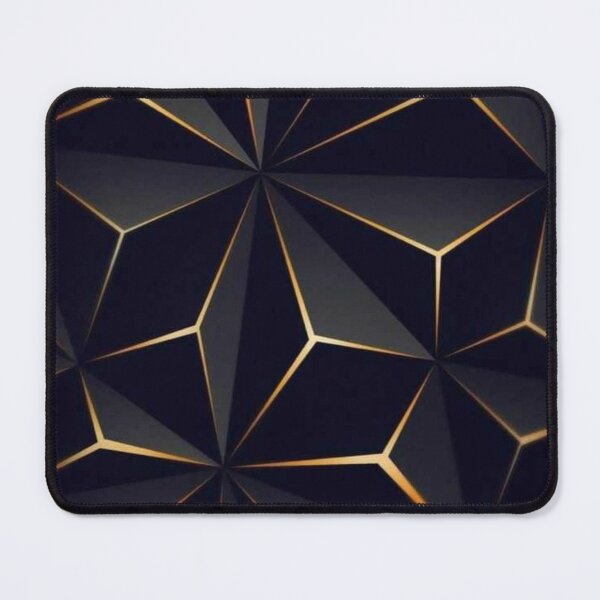 Item preview, Black Grey and golden tiles metallic tiles Simple minimalist decor pattern designed and sold by Arjun4282.