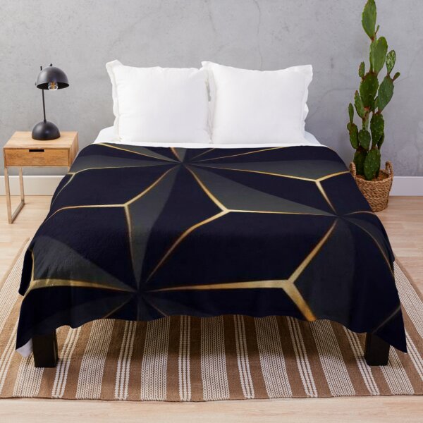 Item preview, Black Grey and golden tiles metallic tiles Simple minimalist decor pattern designed and sold by Arjun4282.