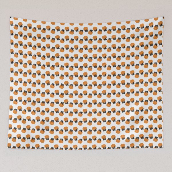 Item preview, Cute Orange Pumpkin Halloween Seamless Pattern | Kawaii Fall Autumn Design designed and sold by BigDigital.