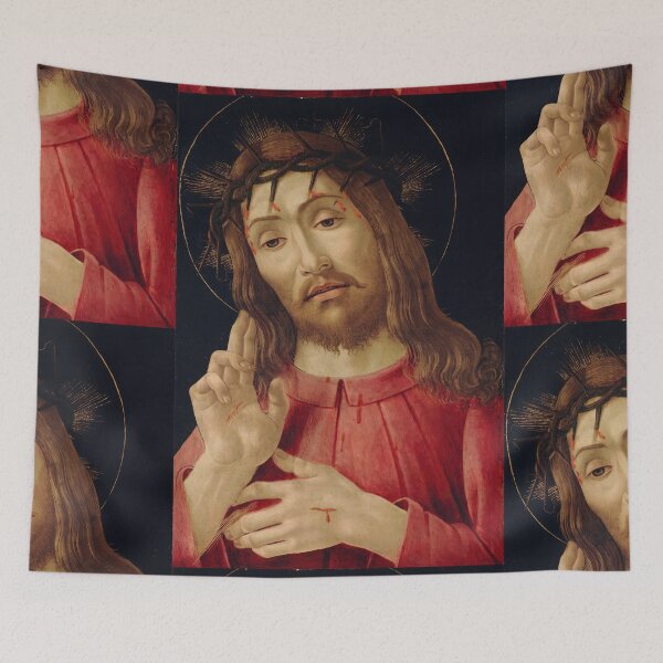 Item preview, Resurrected Christ with Crown of Thorns designed and sold by artofuniverse.