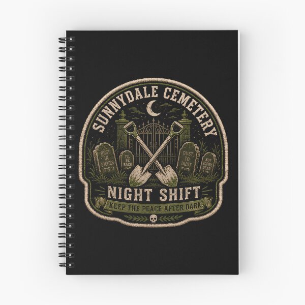 Item preview, Sunnydale Cemetery Groundskeeping Night Shift Patch designed and sold by agearb.