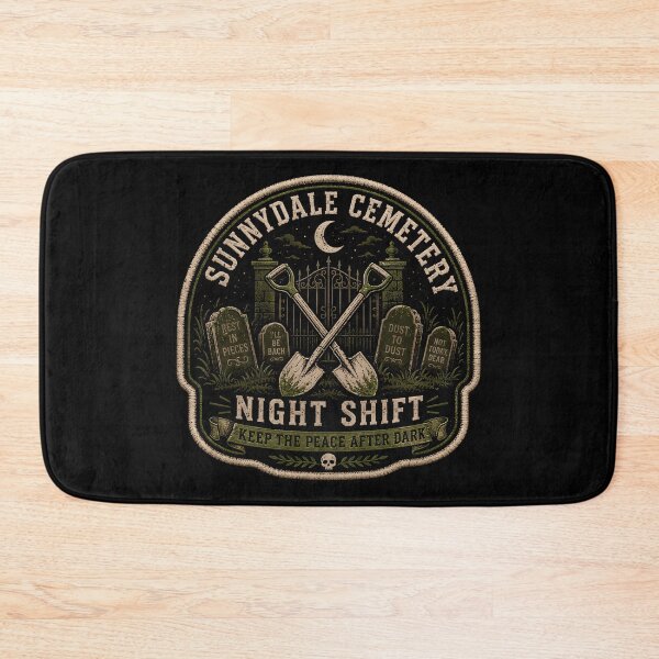 Item preview, Sunnydale Cemetery Groundskeeping Night Shift Patch designed and sold by agearb.