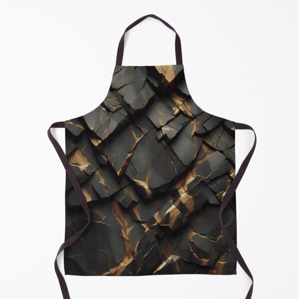 Item preview, Black Grey and golden tiles rock texture Simple minimalist decor pattern designed and sold by Arjun4282.