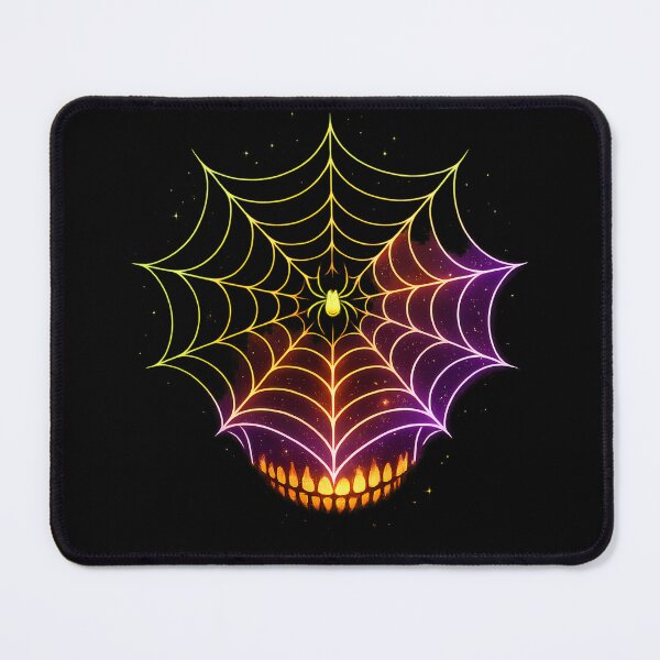 Item preview, Neon Halloween Spider Web | Colorful Gothic Spider | Spooky Halloween Design designed and sold by Gremlin Hours.