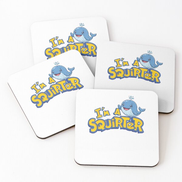 Item preview, I'm A Squirter Funny Whale Pun Cartoon Ocean Humor designed and sold by camronrufuh.