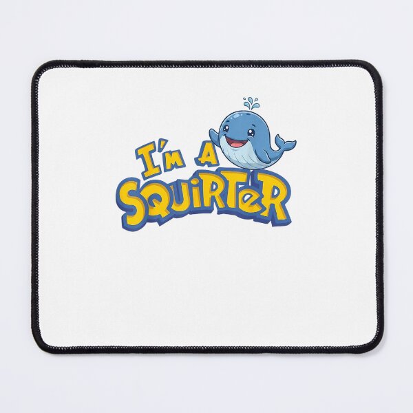 Item preview, I'm A Squirter Funny Whale Pun Cartoon Ocean Humor designed and sold by camronrufuh.