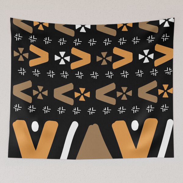Item preview, Traditional Bogolan Pattern – African Textile Art & Ethnic Design designed and sold by Wolagno.