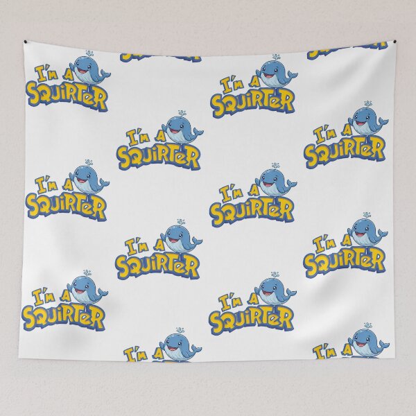Item preview, I'm A Squirter Funny Whale Pun Cartoon Ocean Humor designed and sold by camronrufuh.