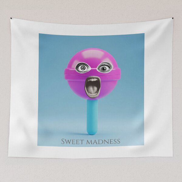 Item preview, Sweet Madness Surreal Lollipop Pop Art designed and sold by Alien byte art.
