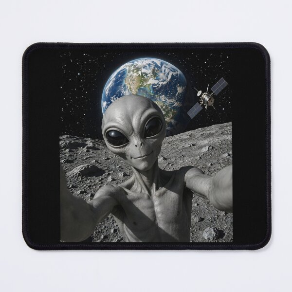 Item preview, Alien Selfie from the Moon designed and sold by Animavera.