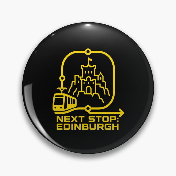 Item preview, Next Stop: Edinburgh – Castle Tram Line designed and sold by Fenay Designs.