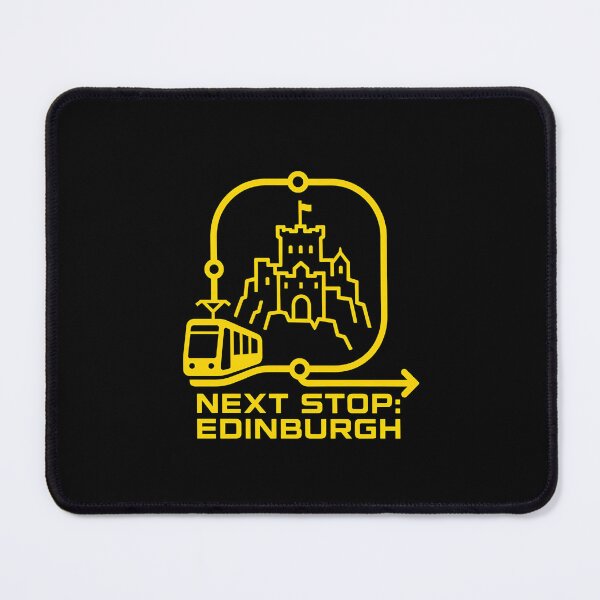 Item preview, Next Stop: Edinburgh – Castle Tram Line designed and sold by Fenay Designs.
