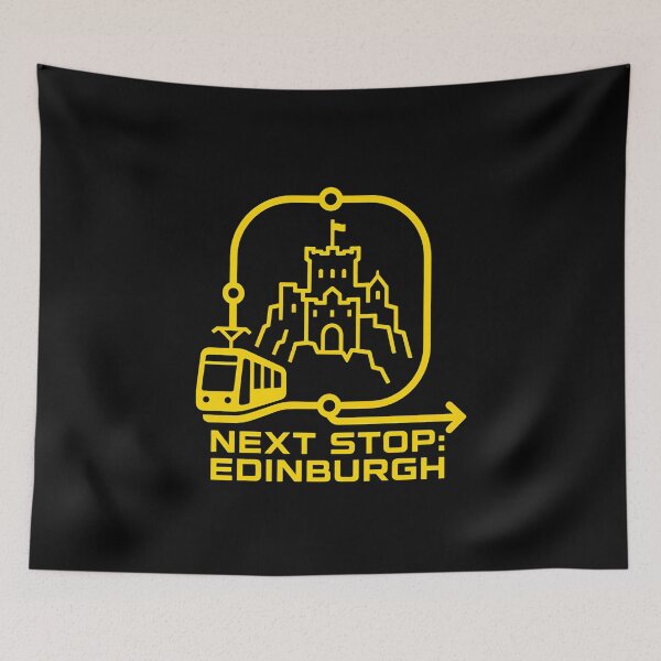 Item preview, Next Stop: Edinburgh – Castle Tram Line designed and sold by Fenay Designs.