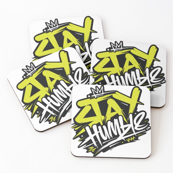 Item preview, Stay Humble Graffiti Tag Crown Yellow Neon Urban Streetwear Graphic designed and sold by DesignArtist.ia.
