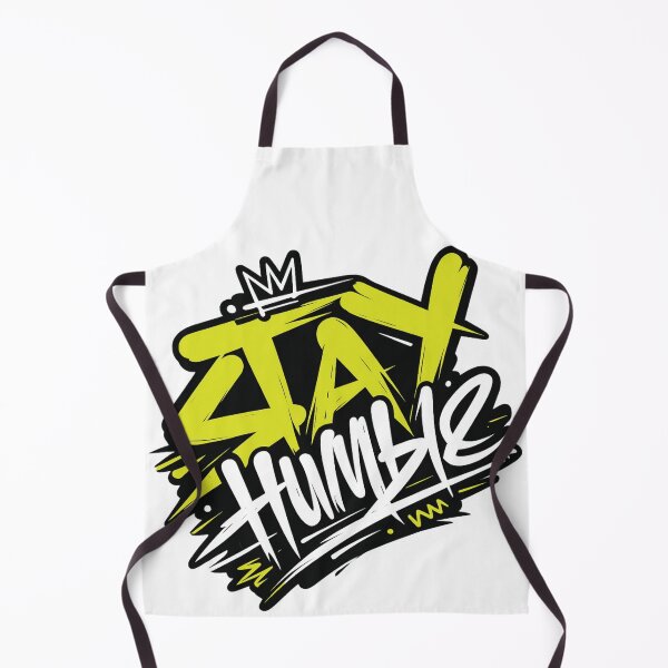 Item preview, Stay Humble Graffiti Tag Crown Yellow Neon Urban Streetwear Graphic designed and sold by DesignArtist.ia.
