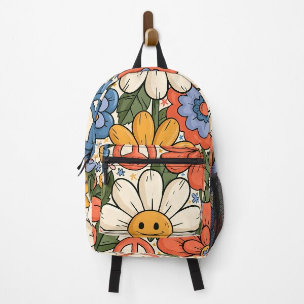 Item preview, Groovy Daisy Smiley Face Retro 70s Flower Art designed and sold by FrostyFrisby.
