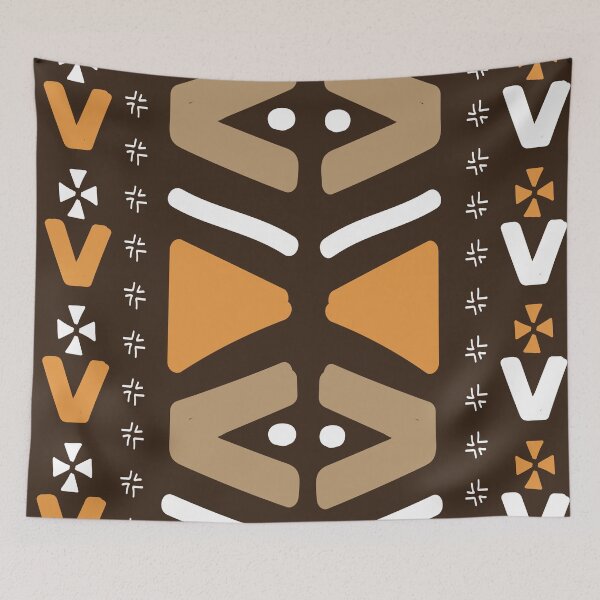 Item preview, Traditional Bogolan Pattern – African Textile Art & Ethnic Design designed and sold by Wolagno.