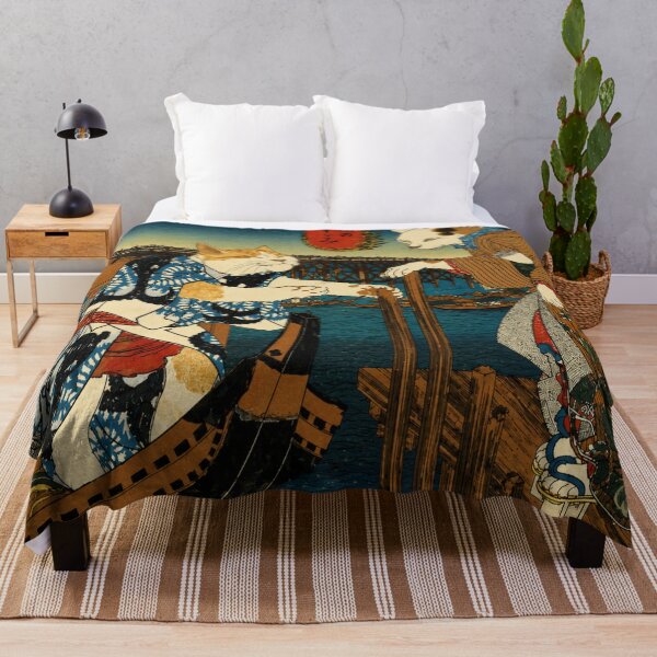 Item preview, Cat's Cooling Off Ukiyo-e Japanese Cat Print for Vintage Art Collectors designed and sold by RickE.