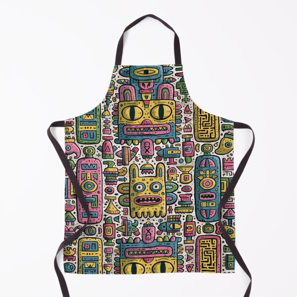 Item preview, Vibrant Doodle Monster Mashup Art designed and sold by Romgora.