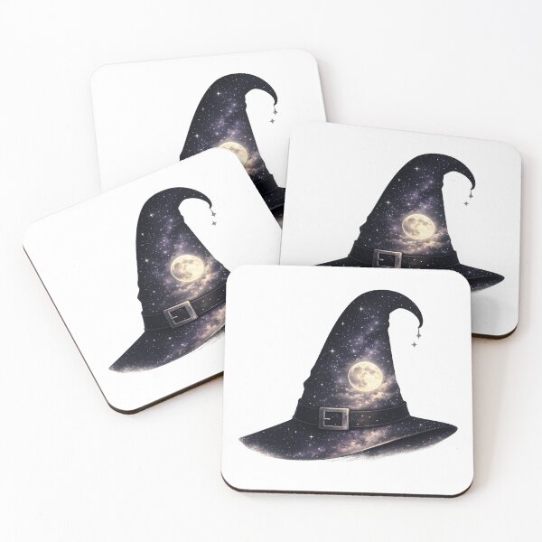 Item preview, Galaxy Witch Hat | Celestial Halloween Witch | Moon Magic Design designed and sold by Gremlin Hours.