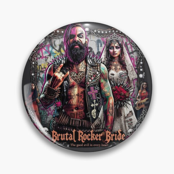 Item preview, Brutal Rocker Bride Spiked Vest designed and sold by Voodoo Store Paranormal Collections.