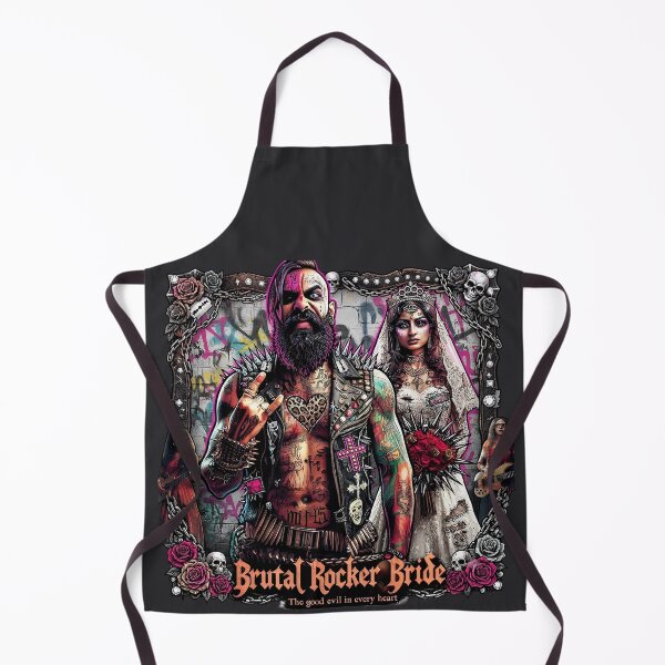 Item preview, Brutal Rocker Bride Spiked Vest designed and sold by Voodoo Store Paranormal Collections.
