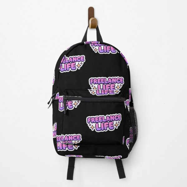 Item preview, Cute Freelance Life Bubbly Purple-Pink Gradient Sticker designed and sold by All Year Summer Co..
