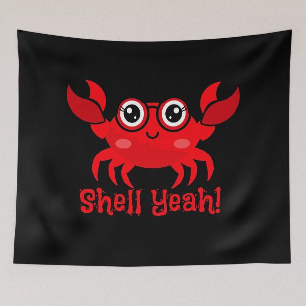 Item preview, Shell Yeah Cute Crab designed and sold by chaaval.